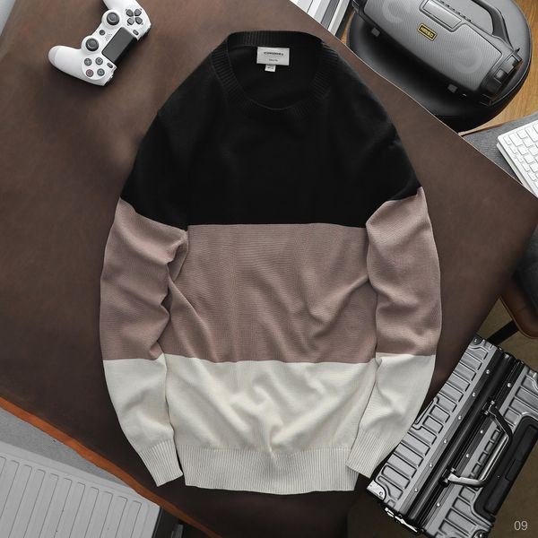 Áo Sweater Dệt Kim ICONDENIM Tay Dài Basic