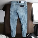 Quần Jean Nam ICONDENIM Skinny Wash Ripped Paint Splatter