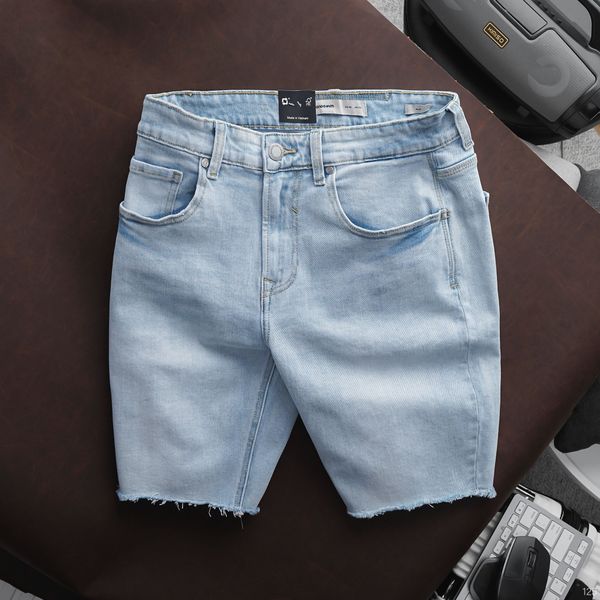 Quần Short Jean ICONDENIM Light Blue Form Slim