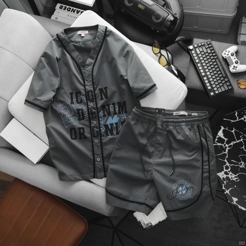 Set Đồ Nam ICONDENIM BASKETBALL ORGNLS GREY