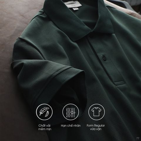 Áo Polo Nam Premium Basics ICONDENIM Logo Printed