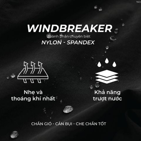 Áo Khoác Dù Nam ICONDENIM Breathable Windbreaker