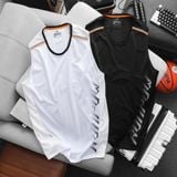 Áo Tanktop Nam RUNPOW Disintegration Transfer Form Slim