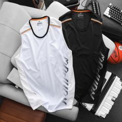 Áo Tanktop Nam RUNPOW Disintegration Transfer Form Slim