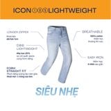 Quần Jean Nam ICON105 Lightweight™ Straight Fit Light Blue