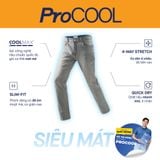 Quần Jean Nam ProCool ICONDENIM CoolMax Black Slim