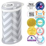  Thùng xử lý tã cho bé Ubbi diaper pail, Gray Chevron 