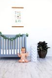  Thùng xử lý tã cho bé Ubbi diaper pail, Gray Chevron 