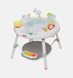  Ghế nhún Skip Hop Baby Activity Center: Interactive Play Center with 3-Stage Grow-with-Me Functionality, 4M+ (Silver Lining) 