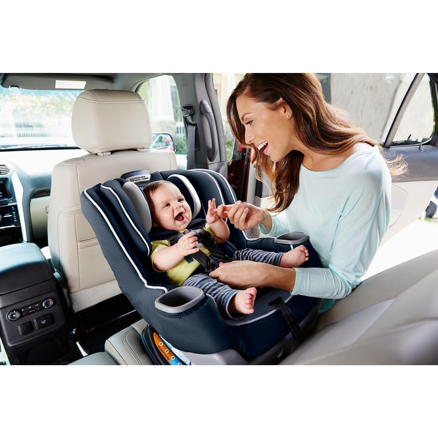  Ghế ngồi ô tô GRACO EXTEND2FIT 2-in-1 CONVERTIBLE CAR SEAT - GOTHAM 