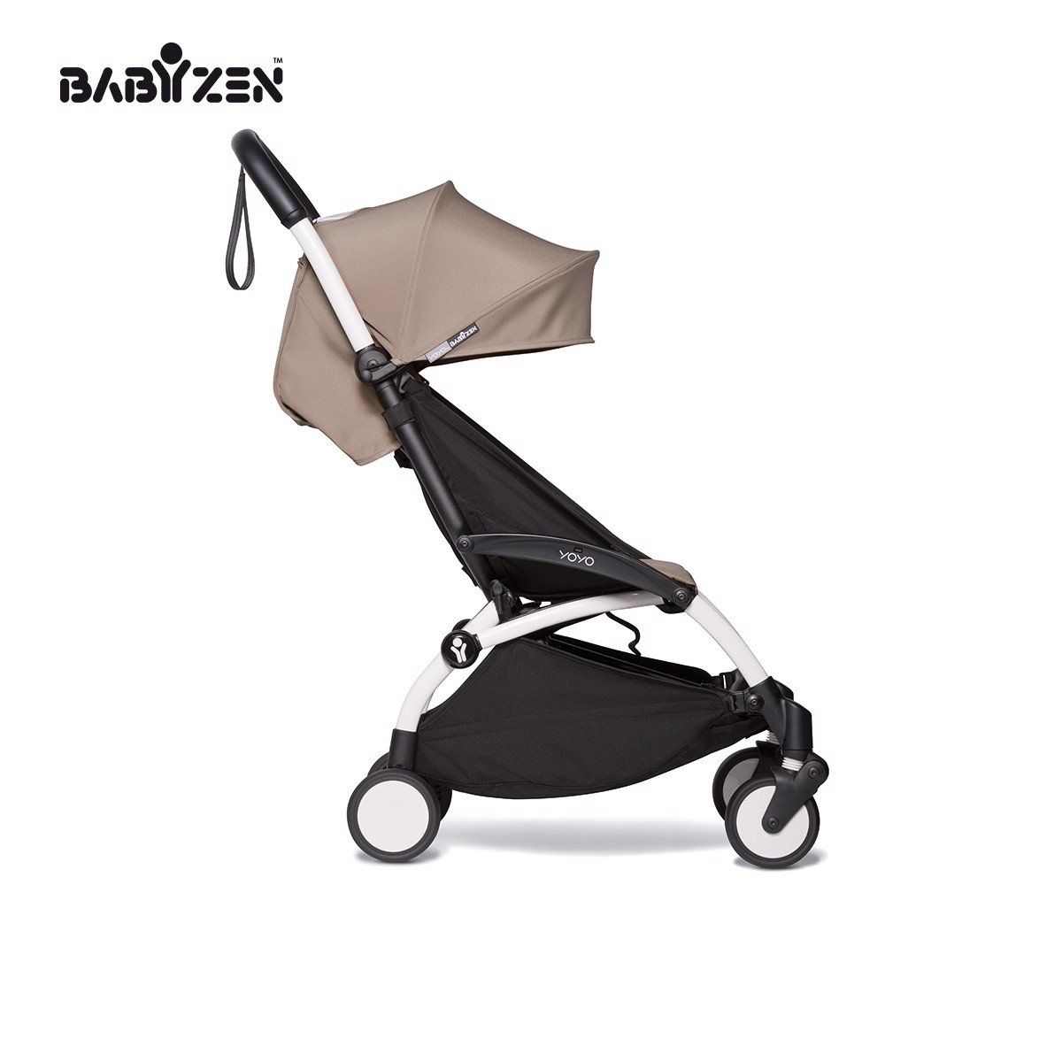  XE ĐẨY GẤP GỌN BABYZEN YOYO2 ULTRA COMPACT 6+ STROLLER - WHITE/TAUPE 