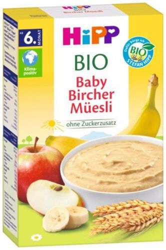  Bột Ăn Dặm Ngũ Cốc Hipp Bio Organic Táo Và Chuối Cho Bé Từ 6 Tháng ( 250g ) 