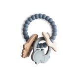  Bộ Vòng Đồ Chơi Gặm Nướu Mushie Teething Ring Cho Bé Từ 3M+ 