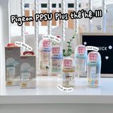  Bình Sữa Pigeon Nội Địa PPSU Plus WN3 In Hình Động Vật 240ml 