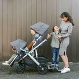  XE ĐẨY UPPABABY THE VISTA V2 + NÔI SƠ SINH - MÀU GREYSON 