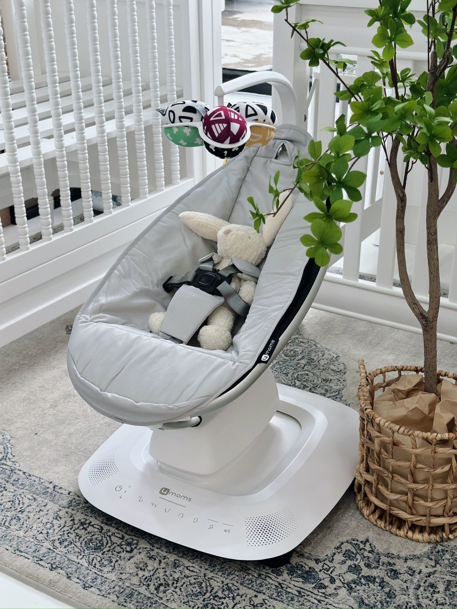  Nôi rung 4moms Mamaroo màu Grey Classic (Bản 5G) 