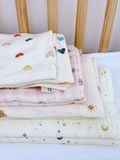  Chăn Vải Hè Cho Bé Từ Sơ Sinh HV Bedding (90x130 cm) 