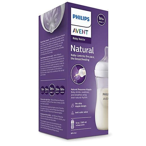  Bình sữa Philips Avent Natural Baby Bottle 260ml (New Edition) 