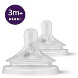  Set 2 núm ti Philips Avent Natural Response số 4 cho bé từ 3m+ (New Version) 