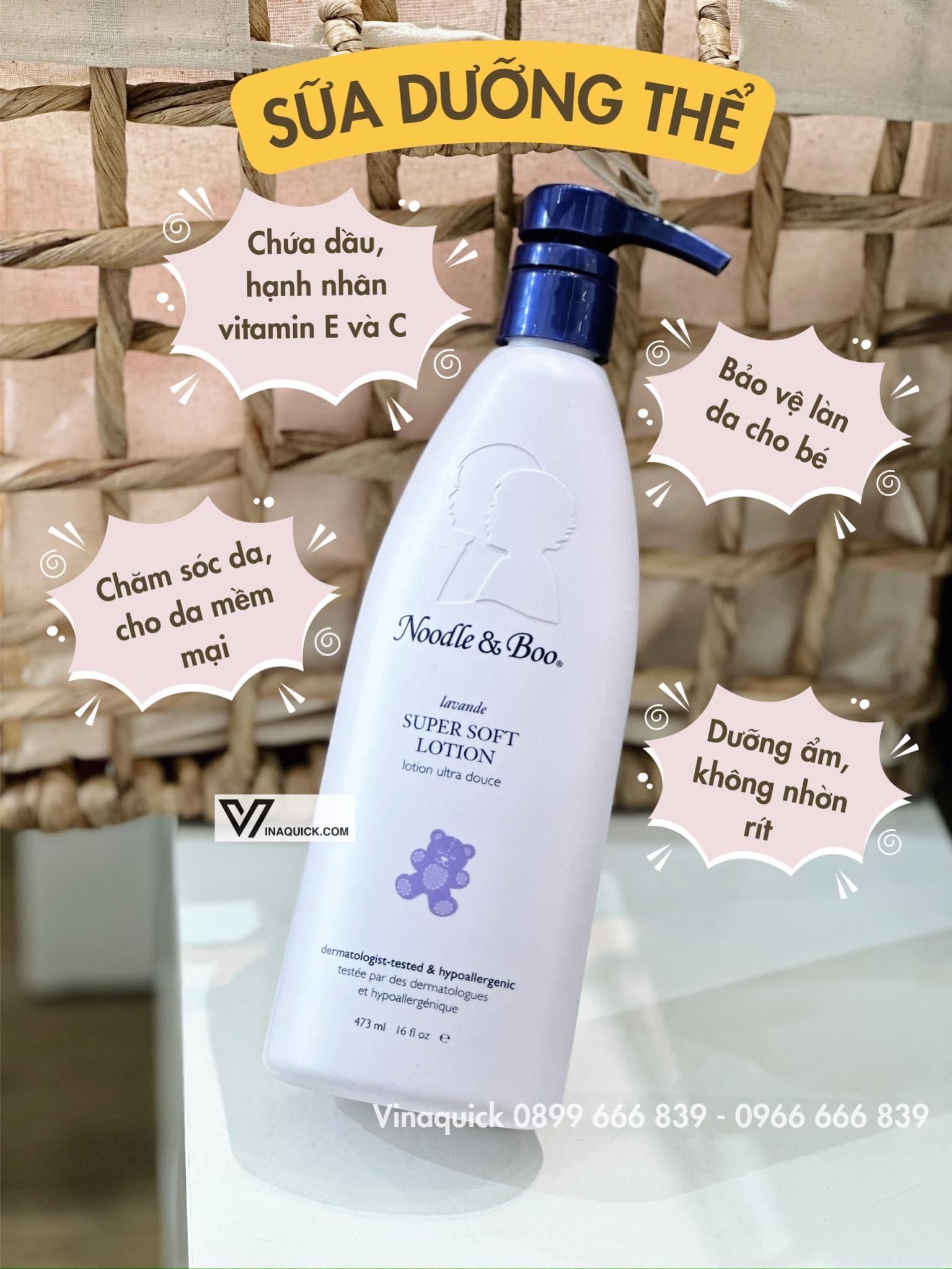  Sữa Dưỡng Thể Noodle & Boo 473ml - Hương Lavender 