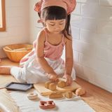 Đồ Chơi Gỗ PlanToys Cắt Bánh Mì Bread Set Cho Bé 2Y+ 