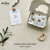  Hộp 6 khăn sữa sợi tre Mochee 30 x 30 cm - Họa Tiết Mặt Gấu 