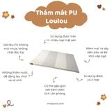  THẢM MÁT PU GẤP GỌN LOULOU BY VINAQUICK 