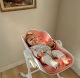  Ghế ăn dặm Oribel Cocoon Z High Chair - màu Cotton Candy Pink 