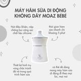  Máy hâm sữa di động không dây Moaz BéBé MB-041 