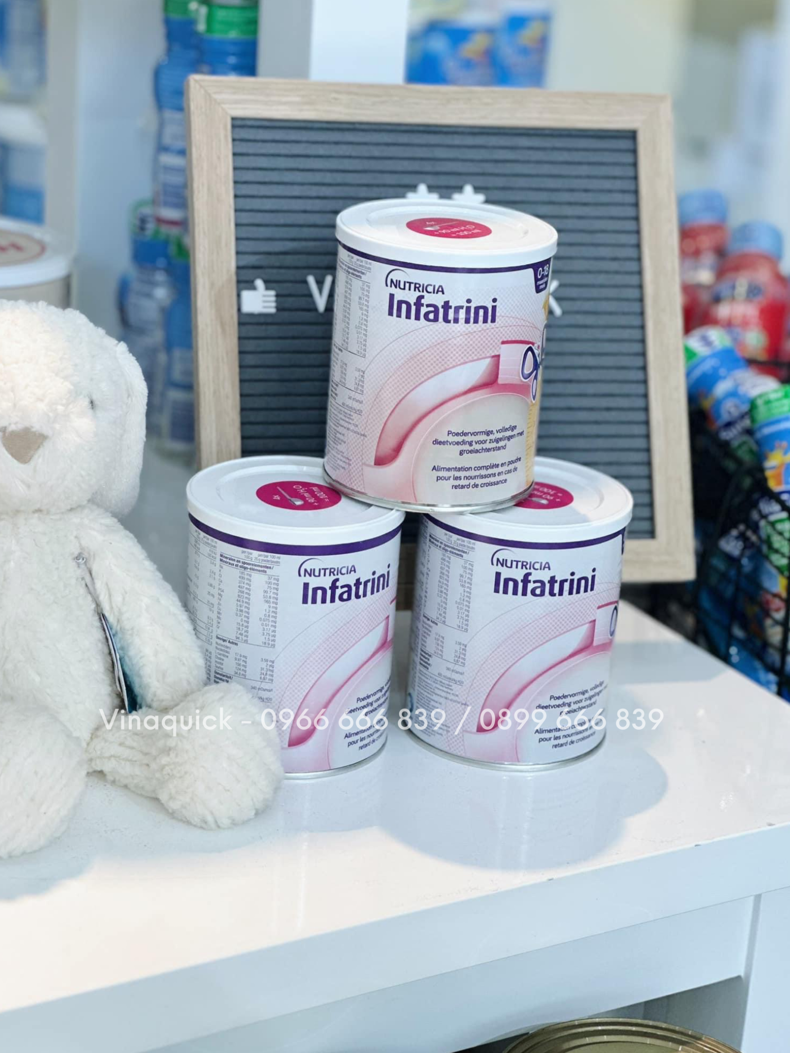  Sữa Infatrini Đức - Sữa béo cao năng lượng cho bé từ 0-18 tháng (400g) 