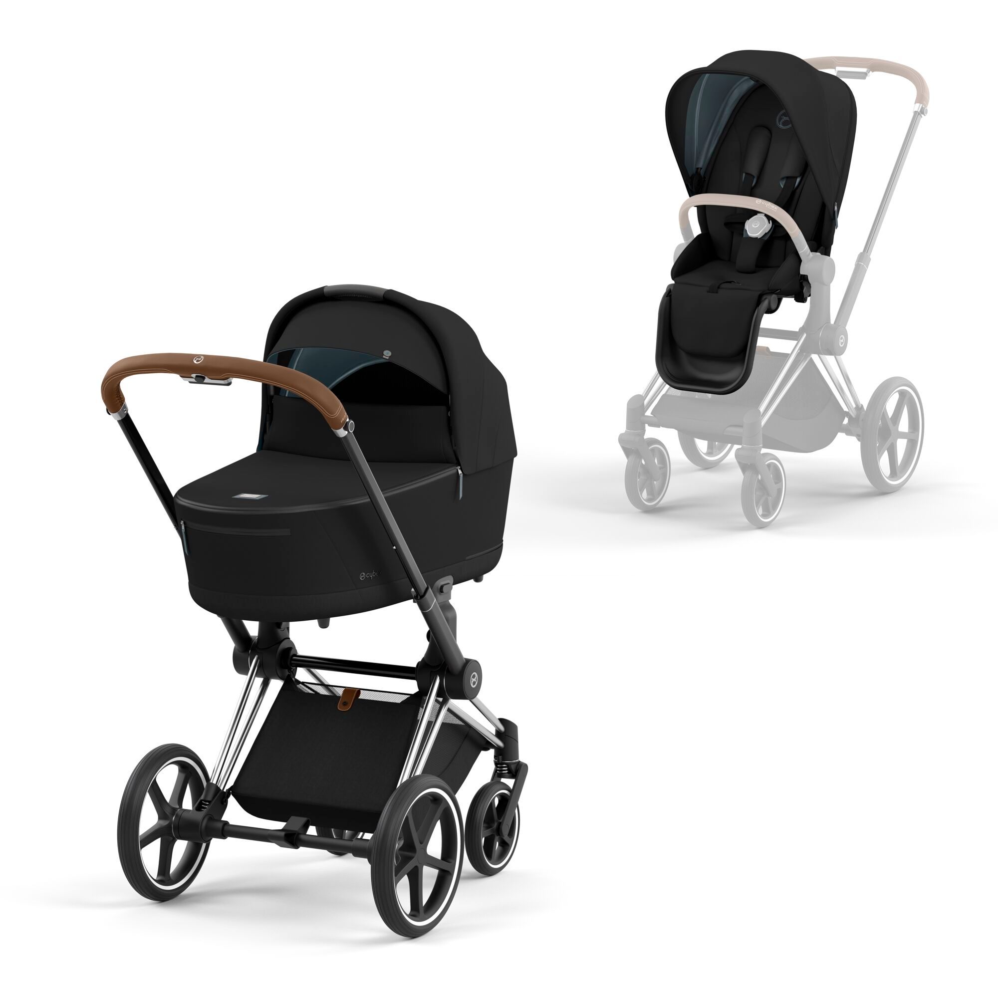  Xe đẩy CYBEX Priam 4 (Thế hệ mới) - Khung Chrome Brown 