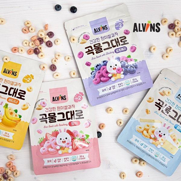  THỰC PHẨM BỔ SUNG BÁNH GẠO LỨT ALVINS CHO BÉ TỪ 12M+ ( 30G ) 