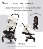  Xe đẩy gấp gọn Cybex Platinum Coya - Rosegold/Dark Grey 