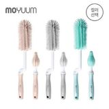  Set 2 Cọ Rửa Bình Sữa Silicon Moyuum 