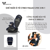  Ghế ngồi ô tô Cybex Pallas S 2-in-1 - Màu Navy Blue 