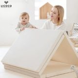  THẢM MÁT PU GẤP GỌN LICOCO / GGUMBI - MÀU IVORY/ANGEL GRAY 