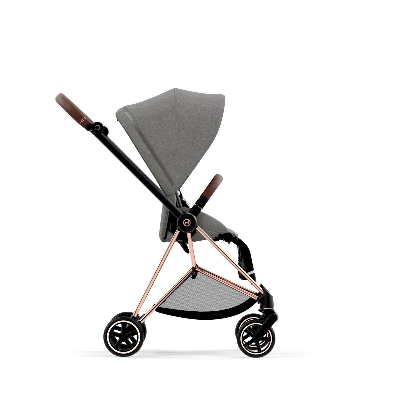  XE ĐẨY CYBEX MIOS 3 - KHUNG ROSE GOLD/PACK MANHATTAN GREY 