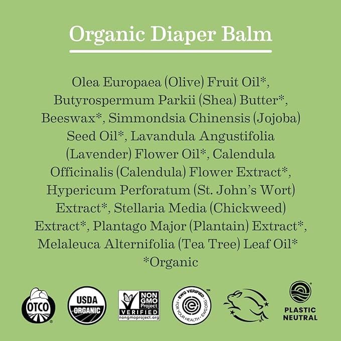  Kem Chống Hăm Hữu Cơ Cho Bé Earth Mama Organic Diaper Balm 