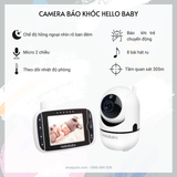  Camera theo dõi - báo khóc HelloBaby HB6550 (5 inch) 