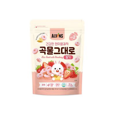  THỰC PHẨM BỔ SUNG BÁNH GẠO LỨT ALVINS CHO BÉ TỪ 12M+ ( 30G ) 