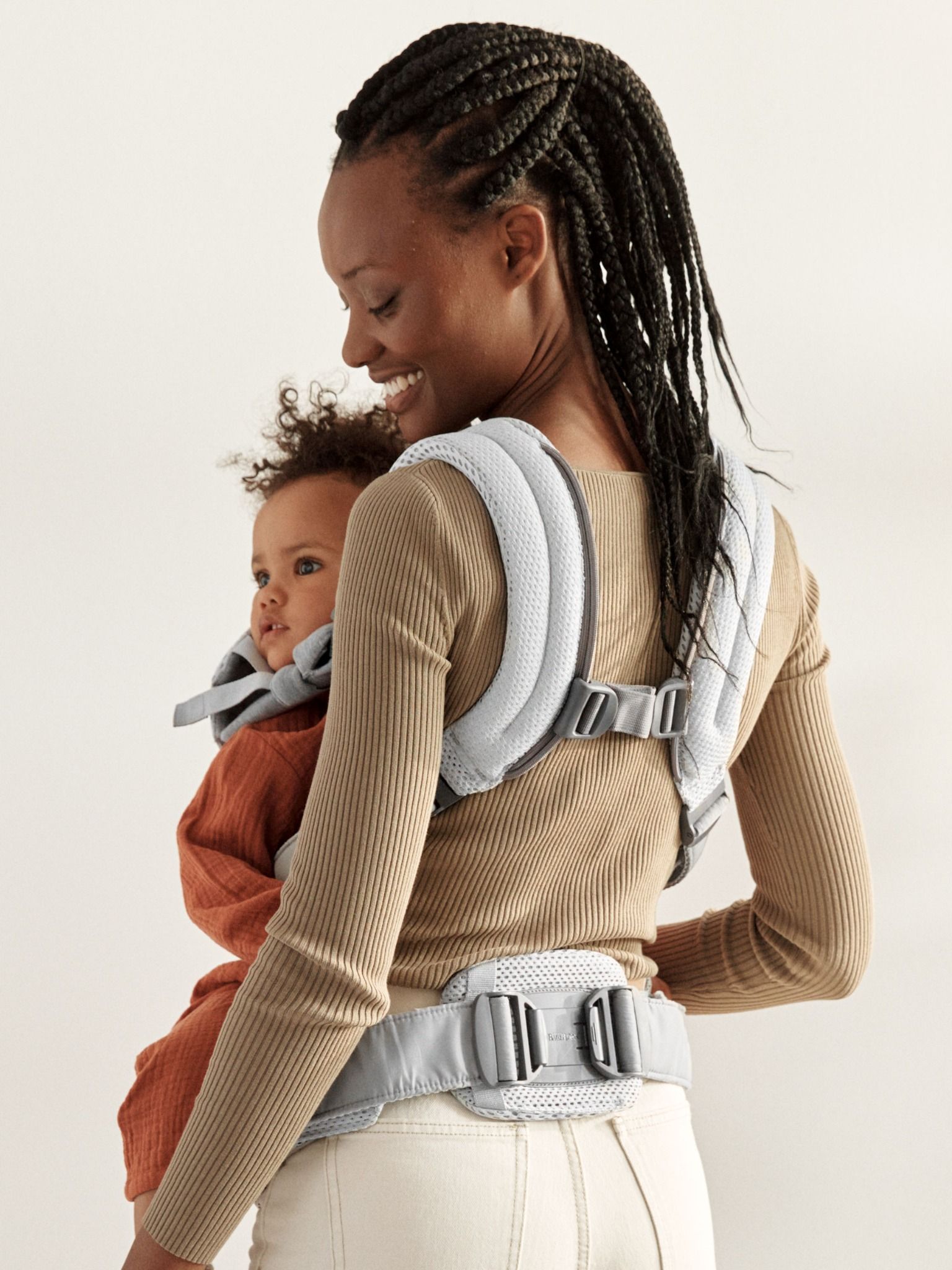  Địu Trẻ Em Baby Bjorn Baby Carrier Harmony - Màu Xám 