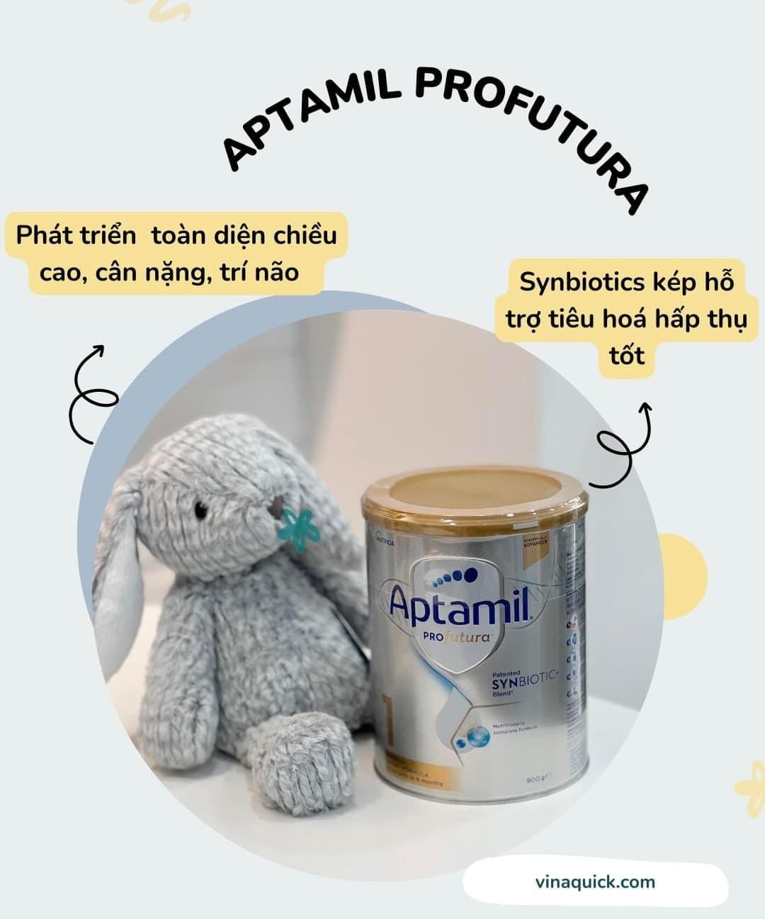  Sữa bột Aptamil Profutura Úc số 3 cho bé trên 1 tuổi (900g) 