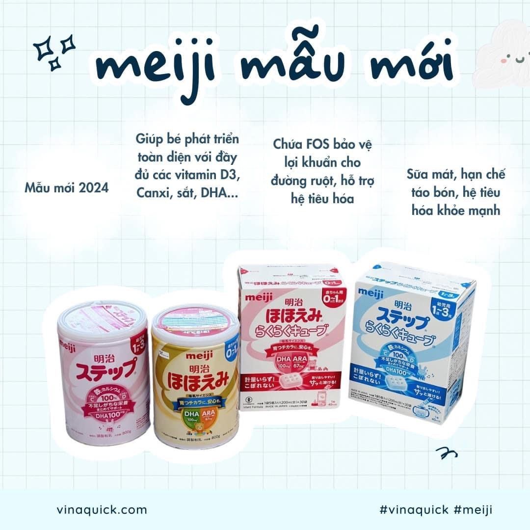  Sữa bột Meiji Nhật số 9 cho bé từ 1-3 tuổi (800g) 