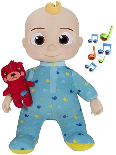  Đồ chơi búp bê CoComelon Official Musical Bedtime JJ Doll 