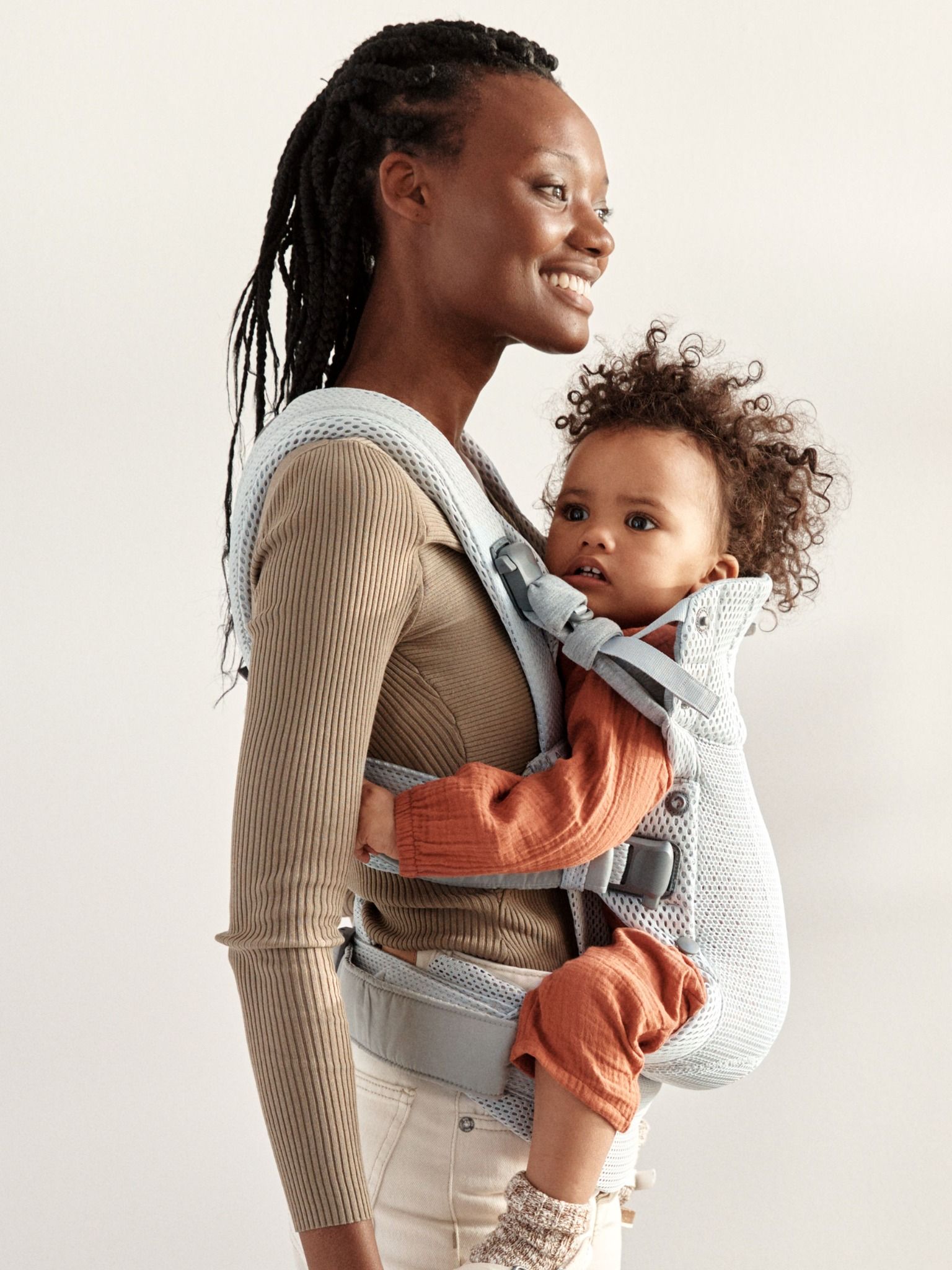  Địu Trẻ Em Baby Bjorn Baby Carrier Harmony - Màu Xám 