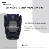  Ghế ngồi ô tô Cybex Pallas S 2-in-1 - Màu Navy Blue 