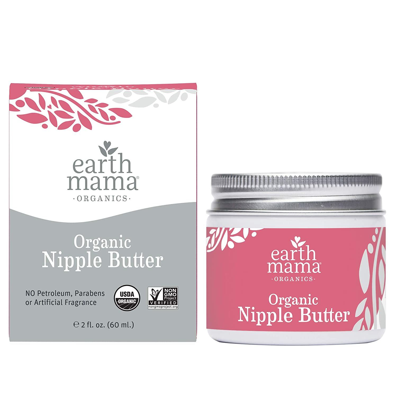  Kem trị nứt cổ gà, bôi đầu ti Organic Nipple Butter Breastfeeding Cream by Earth Mama, 60ml 