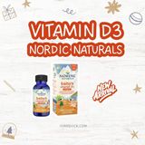  VITAMIN D3 NORDIC NATURALS 400 IU CHO BÉ TỪ SƠ SINH 