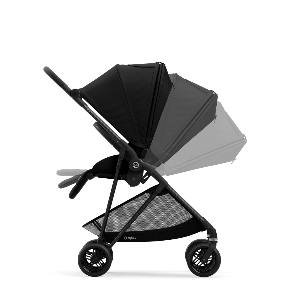  Xe đẩy gấp gọn siêu nhẹ CYBEX Melio Carbon - Màu Moon Black 