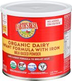  Sữa Earth's Best Organic Dairy Infant Formula With Iron Cho Bé Từ 0-12 Tháng (595g) 